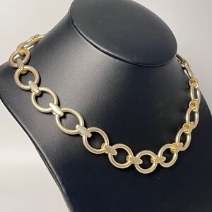 Matte Gold Statement Necklace